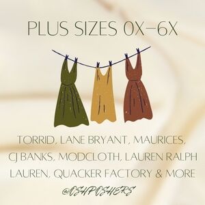 Plus Sizes Up To 5X/6X! Torrid, Lane Bryant, Maurices and More